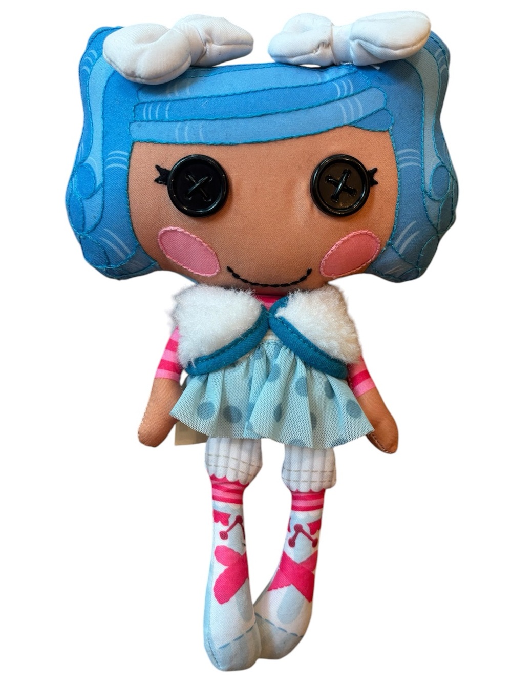 Lalaloopsy Ragdoll Mittens Plush Y2K Collectible Doll 10”